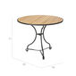 Fontenay Round Table Ø 90, Teak