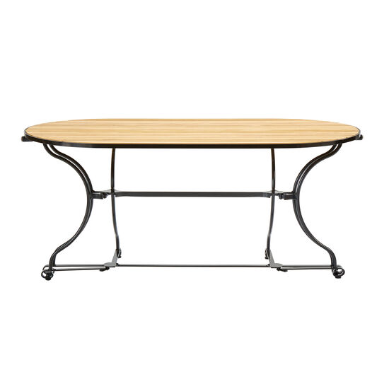 Fontenay Folding Oval Table 160 x 85, Teak