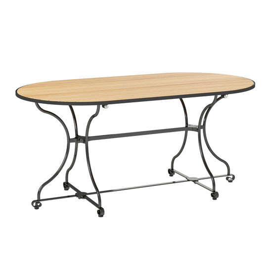 Fontenay Folding Oval Table 160 x 85, Teak