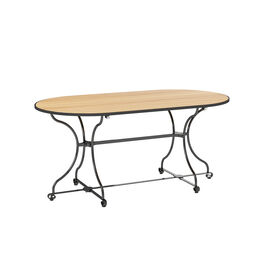 Fontenay Folding Oval Table 160 x 85, Teak