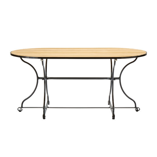 Fontenay Folding Oval Table 160 x 85, Teak