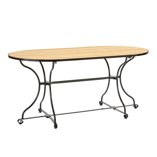 Fontenay Folding Oval Table 160 x 85, Teak