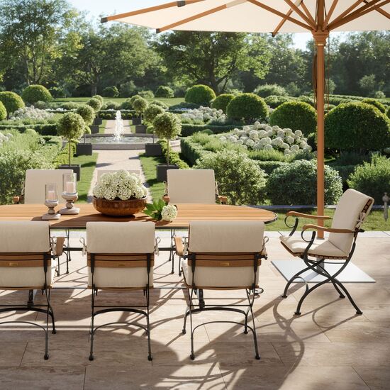 Fontenay Folding Oval Table 200 x 90, Teak