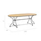 Fontenay Folding Oval Table 200 x 90, Teak