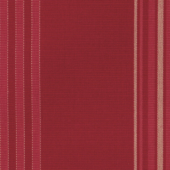 Cranberry Stripes Seat Cushion for Chelsea Chair