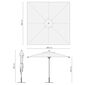 Umbria Square Parasol 3.80 x 3.80 m