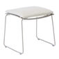 Silver Grey Cushion for Pan Chair Footstool