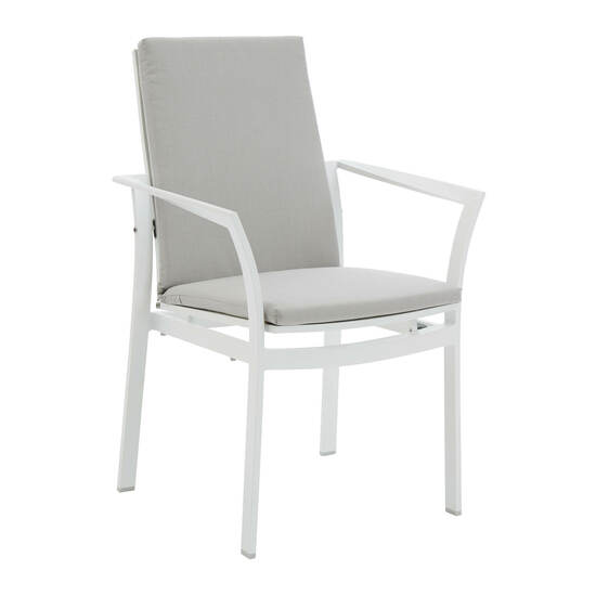 Silver Grey Cushion for Rivoli High Back Chair 55