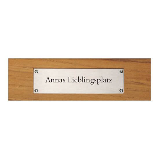 Engraved Stainless Steel Plaque