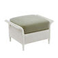 Loom Classic Club Footstool, Plain White