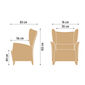 Marlowe Leather Armchair, Black