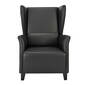 Marlowe Leather Armchair, Black
