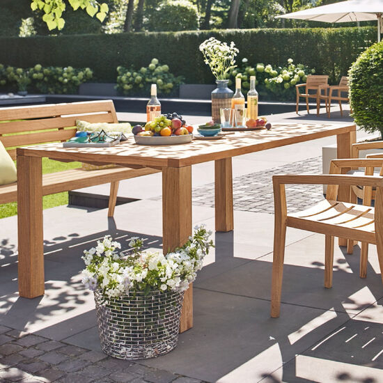 Square Table 165 x 90 Teak