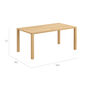 Square Table 165 x 90 Teak