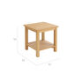 Colchester Side Table 53 x 53