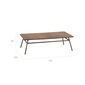 Casablanca Table 150 x 100, Patina Grey-Brown