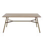Casablanca Table 150 x 100, Patina Grey-Brown