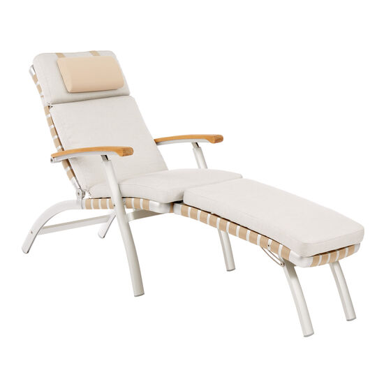 United States Deck Chair with Long Footrest