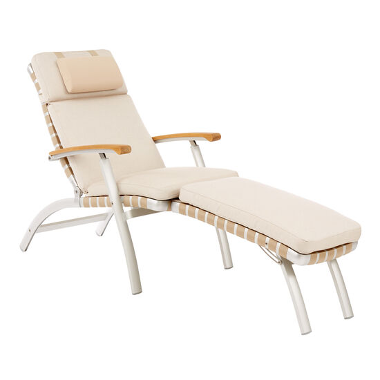 United States Deck Chair with Long Footrest