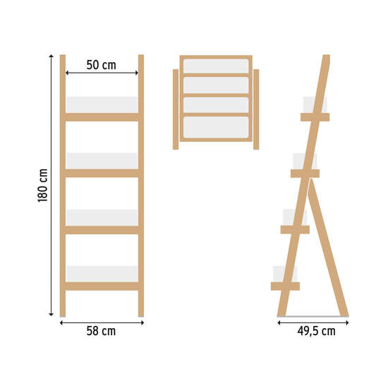 Normandy Plant Ladder White