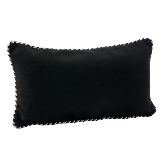 Feather Cushion 60 x 30 Nero