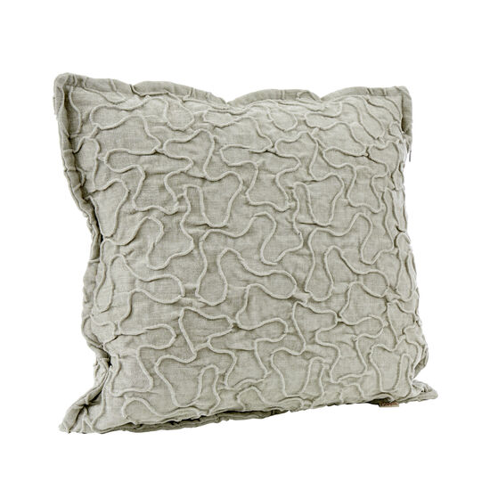 Feather Cushion 55 x 55 Golfo Menta