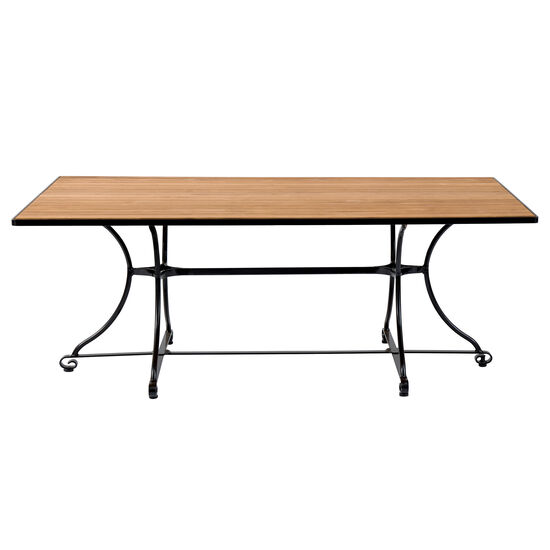 Fontenay Lounge Table square 160 x 85 with teak top