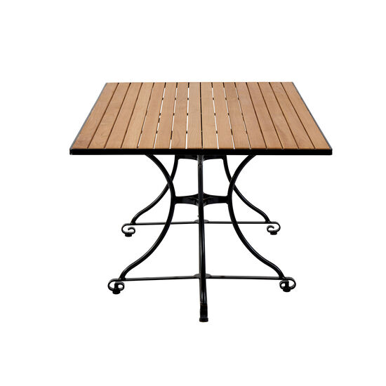 Fontenay Lounge Table square 160 x 85 with teak top
