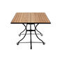 Fontenay Lounge Table square 160 x 85 with teak top