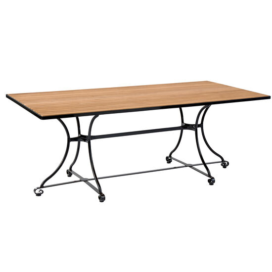 Fontenay Lounge Table square 160 x 85 with teak top
