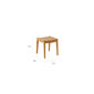 Valencia Footstool Teak