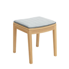 Seat Cushion Valencia footstool, dessin “River” piped