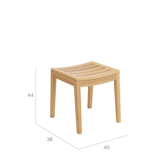 Valencia Footstool Teak