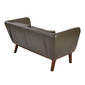 Hamilton Leather Sofa, Grey