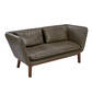 Hamilton Leather Sofa, Grey