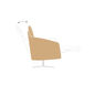 Blake Leather Armchair Flannel