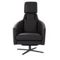 Blake Leather Armchair Flannel
