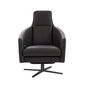 Blake Leather Armchair Flannel