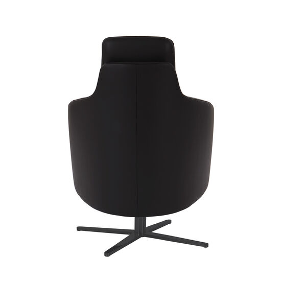 Blake Leather Armchair Flannel
