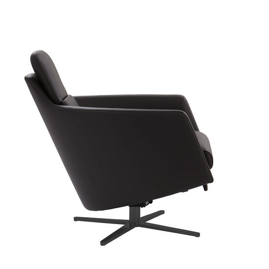 Blake Leather Armchair Flannel