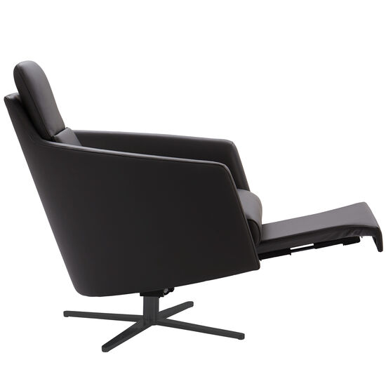Blake Leather Armchair Flannel