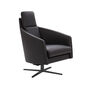 Blake Leather Armchair Flannel