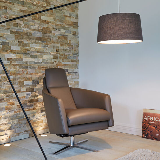 Blake Leather Armchair Macadamia