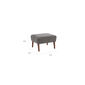 Alden Footstool Flanel