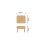Alden Footstool Macadamia