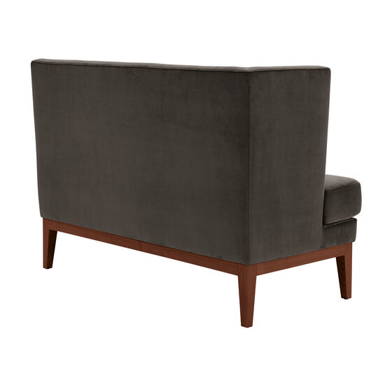 Hyde Dining Sofa Taupe with armrest right