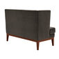 Hyde Dining Sofa Taupe with armrest right