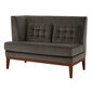 Hyde Dining Sofa Taupe with armrest right