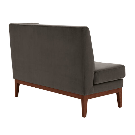 Hyde Dining Sofa Taupe with armrest left