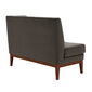 Hyde Dining Sofa Taupe with armrest left